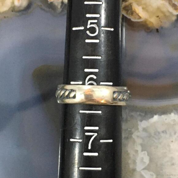 Carolyn Pollack Sterling 3 Sleeping Beauty Turquoise Decorated Ring For Women - Picture 10 of 10